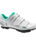 GAERNE Cycling shoes - LASER LADY MTB  - white/turquoise