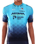 GIORDANA Cycling short sleeve jersey - ASTANA 2021 VERO PRO - turquoise