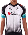 GIORDANA Cycling short sleeve jersey - BIKE EXCHANGE 2021 - white/black