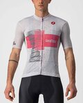 CASTELLI Cycling short sleeve jersey - GIRO D'ITALIA 2021 - pink/white