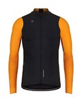 GOBIK Cycling thermal jacket - MIST BLEND - black/orange