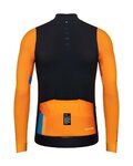 GOBIK Cycling thermal jacket - MIST BLEND - black/orange