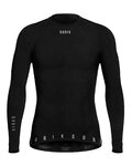 GOBIK Cycling long sleeve t-shirt - WINTER MERINO - black