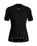 GOBIK Cycling short sleeve t-shirt - WINTER MERINO LADY - black