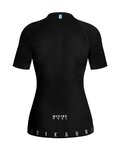 GOBIK Cycling short sleeve t-shirt - WINTER MERINO LADY - black