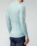 GOBIK Cycling winter long sleeve jersey - PACER SOLID - light green