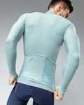 GOBIK Cycling winter long sleeve jersey - PACER SOLID - light green