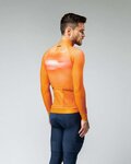 GOBIK Cycling winter long sleeve jersey - HYDER - orange