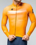GOBIK Cycling winter long sleeve jersey - HYDER - orange