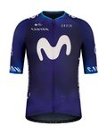 GOBIK Cycling short sleeve jersey - MOVISTAR 23 ODYSSEY - blue/white