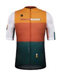 GOBIK Cycling short sleeve jersey - STARK NECTAR - green/orange/white