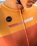 GOBIK Cycling short sleeve jersey - STARK NECTAR - green/orange/white
