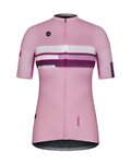 GOBIK Cycling short sleeve jersey - STARK LAVENDER LADY - pink/purple/bordeaux