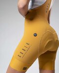 GOBIK Cycling bib shorts - MATT K9 LADY - yellow
