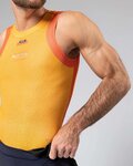 GOBIK Cycling sleeve less t-shirt - SECOND SKIN - orange/yellow