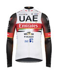GOBIK Cycling winter long sleeve jersey - UAE 2021 PACER - white/red