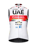 GOBIK Cycling gilet - UAE 2021 PLUS 2.0 - white/red