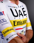 GOBIK Cycling short sleeve jersey - UAE 2021 INFINITY - yellow/white