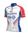 ALÉ Cycling short sleeve jersey - GROUPAMA FDJ 2019 - white/blue/red