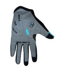 HAVEN Cycling long-finger gloves - DEMO LONG - blue/orange