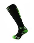 HAVEN Cycling knee-socks - EVOTEC SILVER - black/green