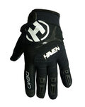 HAVEN Cycling long-finger gloves - DEMO LONG - black/white
