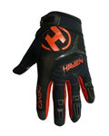 HAVEN Cycling long-finger gloves - DEMO LONG - black/red
