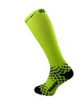HAVEN Cycling knee-socks - EVOTEC COMAX - yellow/black