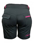 HAVEN Cycling shorts without bib - AMAZON LADY - black/pink