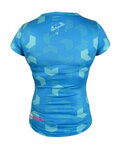 HAVEN Cycling short sleeve jersey - PEARL NEO LADY MTB - light blue