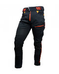 HAVEN Cycling long trousers withot bib - SINGLETRAIL LONG - red/black
