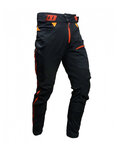 HAVEN Cycling long trousers withot bib - SINGLETRAIL LONG - red/black