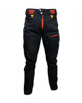 HAVEN Cycling long trousers withot bib - SINGLETRAIL LONG - red/black