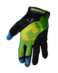 HAVEN Cycling long-finger gloves - SINGLETRAIL LONG - black/green