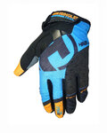 HAVEN Cycling long-finger gloves - SINGLETRAIL LONG - black/blue