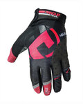 HAVEN Cycling long-finger gloves - SINGLETRAIL LONG - pink/black