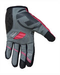 HAVEN Cycling long-finger gloves - SINGLETRAIL LONG - pink/black
