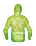 HAVEN Cycling rain jacket - RAINSHIELD - blue/green