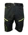 HAVEN Cycling shorts without bib - NAVAHO SLIMFIT - black/green