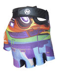 HAVEN Cycling fingerless gloves - DREAM KIDS - blue/green/multicolour/black/purple/orange