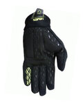 HAVEN Cycling long-finger gloves - SEVERIDE - green/black