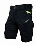 HAVEN Cycling shorts without bib - CUBES BLACKIES - green/black