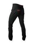 HAVEN Cycling long trousers withot bib - ENERGIZER LONG  - black/red