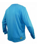 HAVEN Cycling summer long sleeve jersey - NAVAHO LONG II - blue