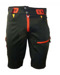 HAVEN Cycling shorts without bib - SINGLETRAIL HMS - black/red