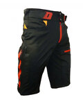 HAVEN Cycling shorts without bib - SINGLETRAIL HMS - black/red