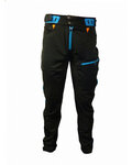 HAVEN Cycling long trousers withot bib - SINGLETRAIL LONG - black/blue