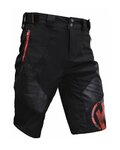 HAVEN Cycling shorts without bib - RAINBRAIN - black/red