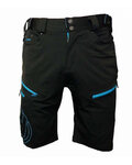 HAVEN Cycling shorts without bib - NAVAHO SLIMFIT - black/blue
