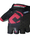 HAVEN Cycling fingerless gloves - SINGLETRAIL - black/pink